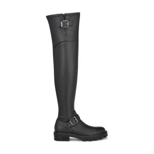 Nans Lug Sole Over The Knee Boots