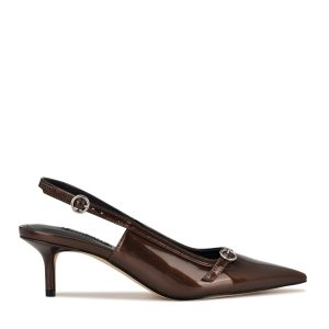 Ashlea Kitten Heel Slingback Pumps