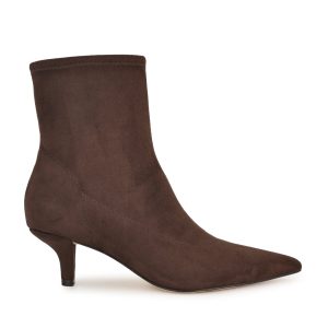 Tabbie Kitten Heel Ankle Booties