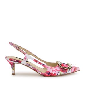 Neeri Pointy Toe Slingbacks